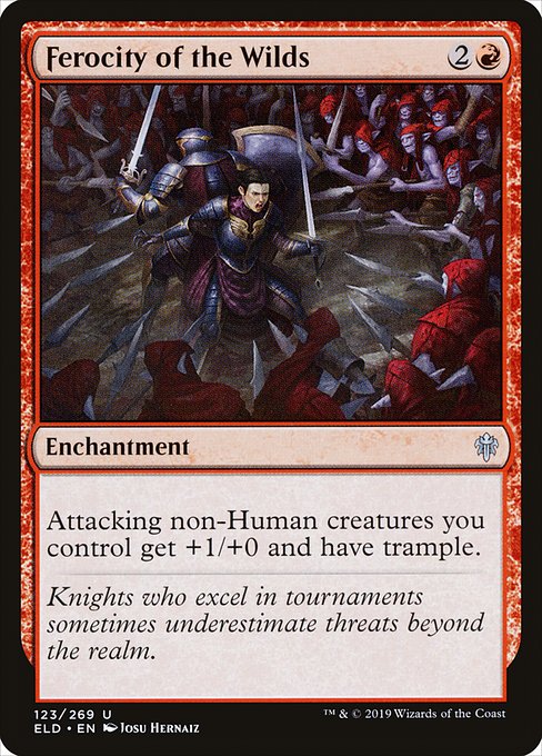 Ferocity of the Wilds highlighted card art