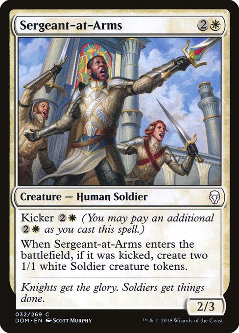 Sergeant-at-Arms highlighted card art