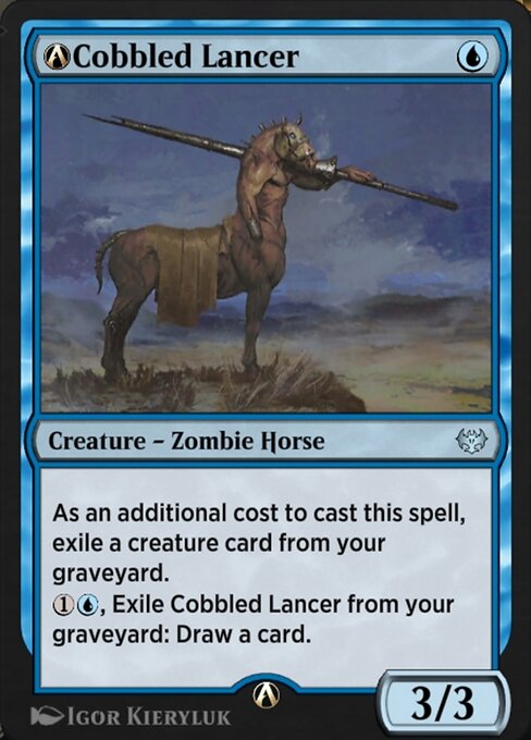 A-Cobbled Lancer highlighted card art