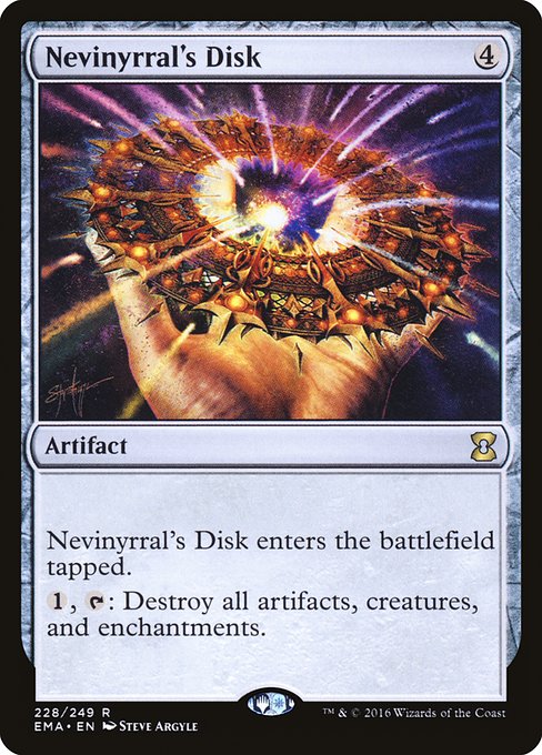 Nevinyrral's Disk from Eternal Masters