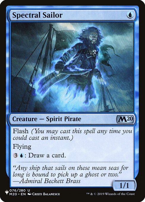 Spectral Sailor from The List