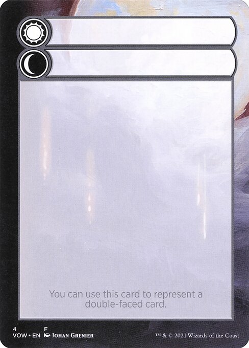 Double-Faced Substitute Card from Innistrad: Crimson Vow Substitute Cards