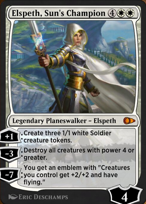 Elspeth, Sun's Champion highlighted card art