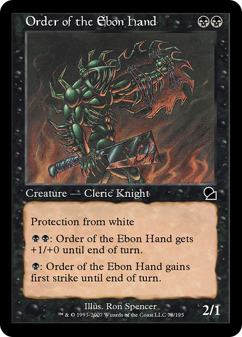 Order of the Ebon Hand highlighted card art