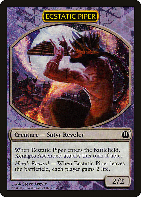 Ecstatic Piper highlighted card art