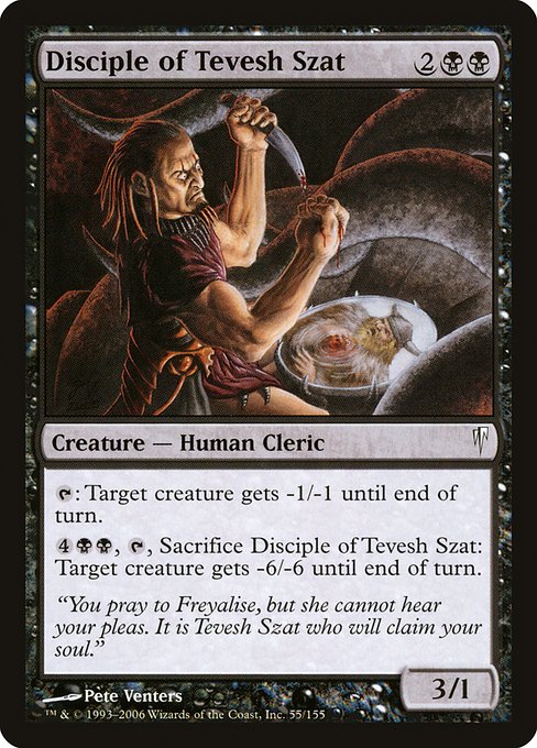 Disciple of Tevesh Szat highlighted card art