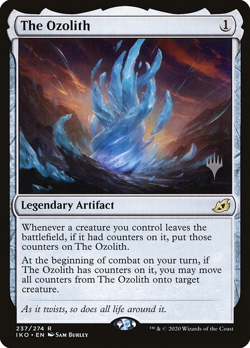 The Ozolith from Ikoria: Lair of Behemoths Promos