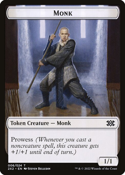 Monk from Double Masters 2022 Tokens
