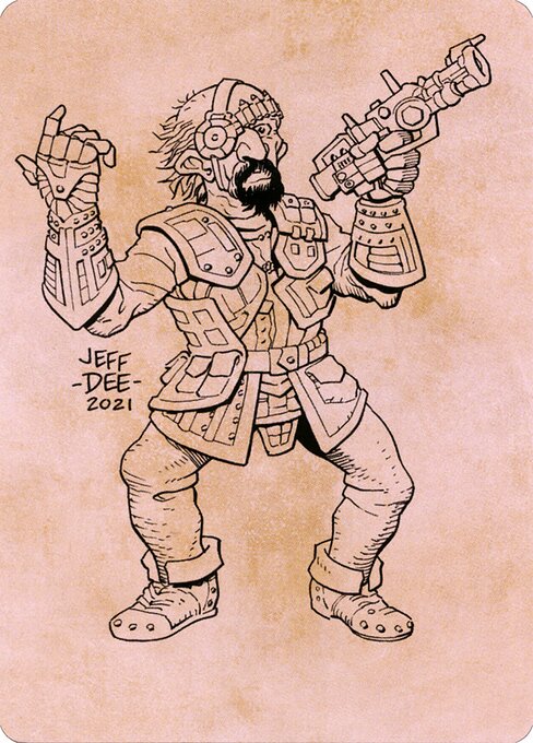 Jan Jansen, Chaos Crafter // Jan Jansen, Chaos Crafter from Battle for Baldur's Gate Art Series