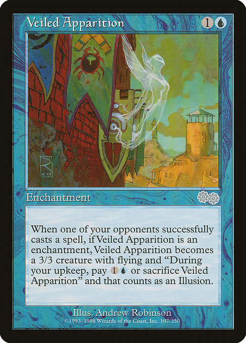 Veiled Apparition highlighted card art