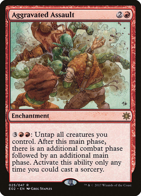 Aggravated Assault from Explorers of Ixalan