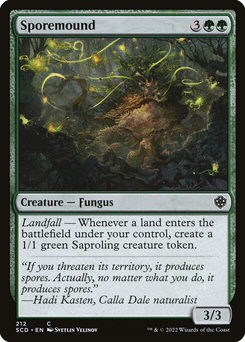 Sporemound from Starter Commander Decks