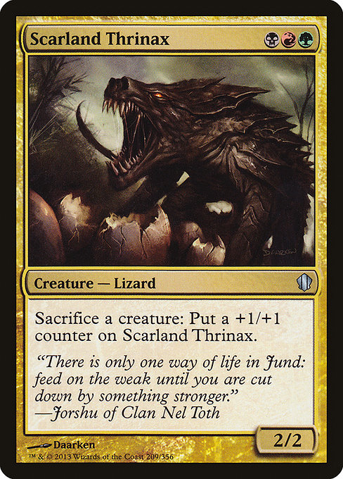 Scarland Thrinax highlighted card art
