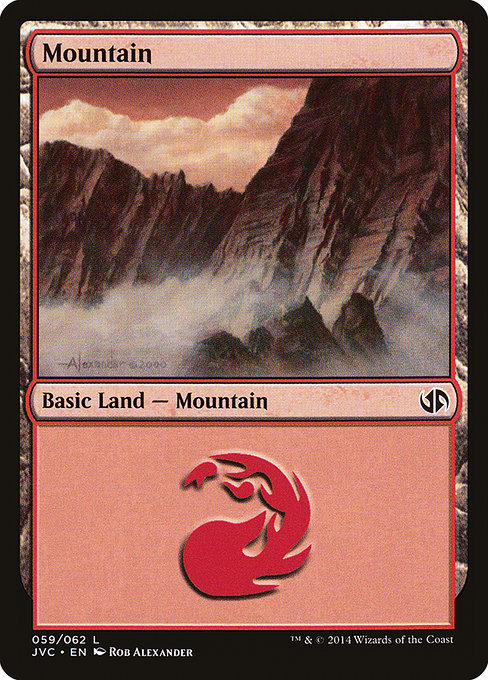 Mountain from Duel Decks Anthology: Jace vs. Chandra