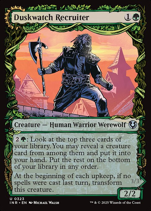 Duskwatch Recruiter // Krallenhorde Howler from Innistrad Remastered