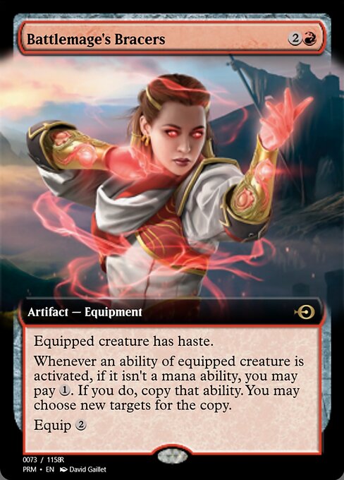 Battlemage's Bracers highlighted card art