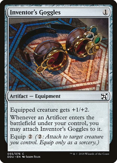 Inventor's Goggles from Duel Decks: Elves vs. Inventors