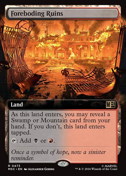 Foreboding Ruins from Marvel Super Heroes Commander