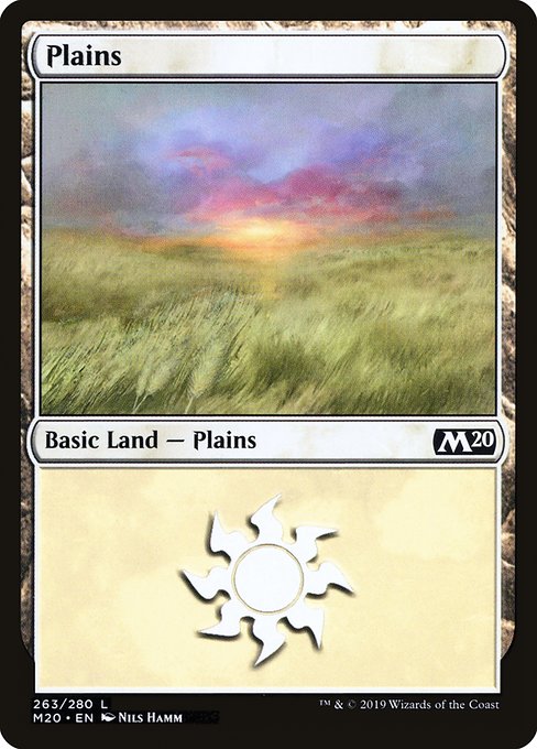 Plains from Core Set 2020