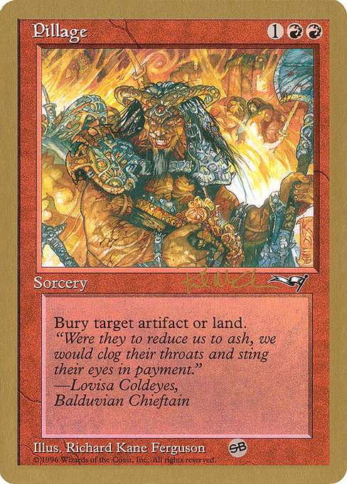 Pillage from World Championship Decks 1997