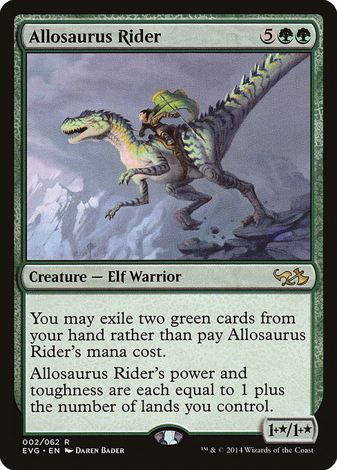 Allosaurus Rider from Duel Decks Anthology: Elves vs. Goblins