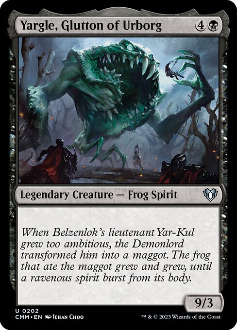 Yargle, Glutton of Urborg highlighted card art