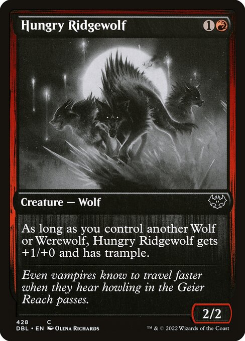 Hungry Ridgewolf from Innistrad: Double Feature