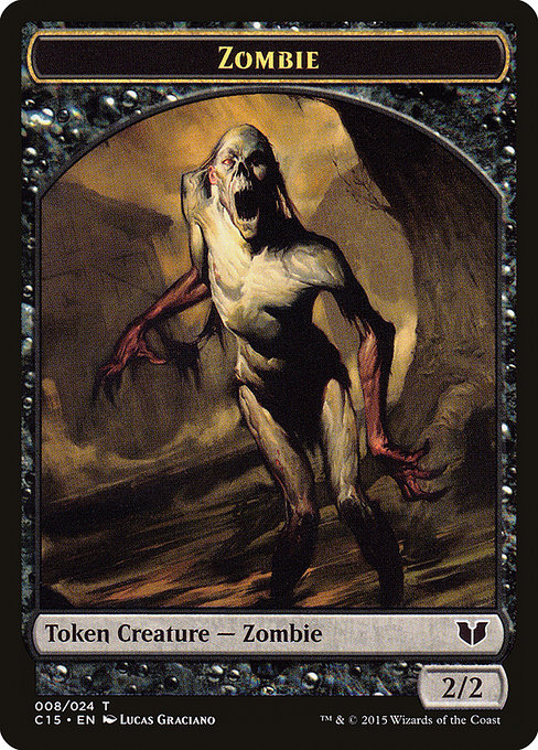 Zombie from Commander 2015 Tokens