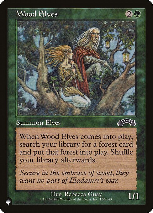 Wood Elves highlighted card art