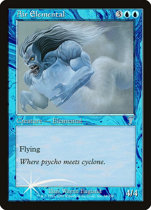 Air Elemental from Seventh Edition