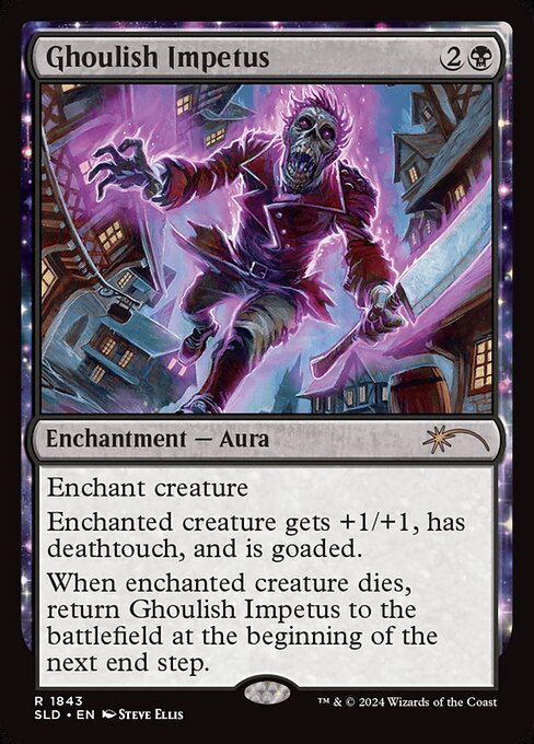 Ghoulish Impetus highlighted card art