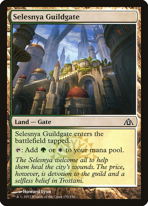 Selesnya Guildgate from Dragon's Maze