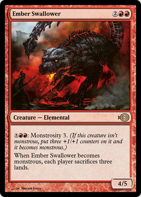 Ember Swallower highlighted card art