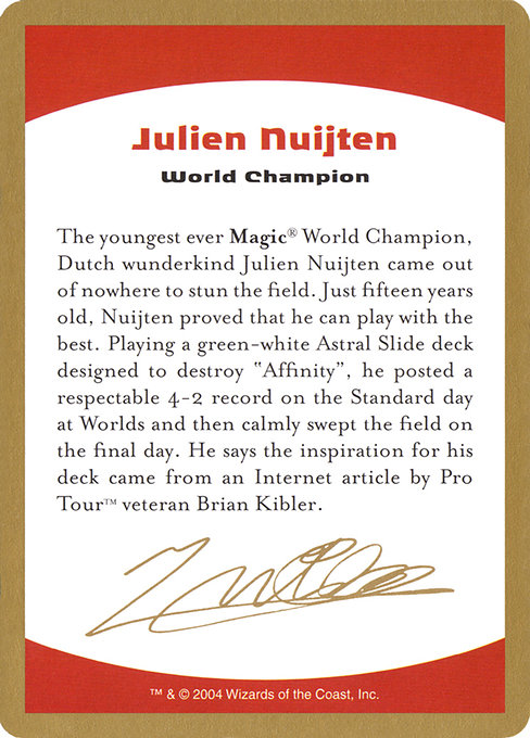 Julien Nuijten Bio highlighted card art