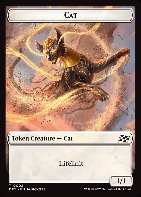 Cat highlighted card art