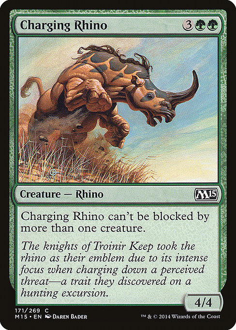 Charging Rhino from Magic 2015