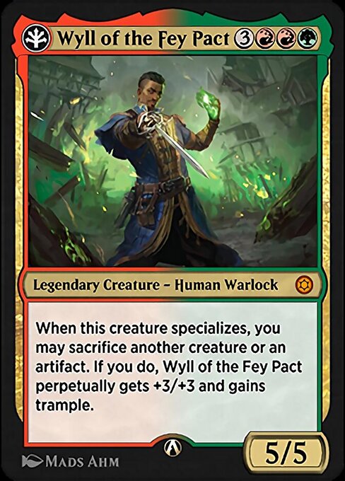 Wyll of the Fey Pact highlighted card art