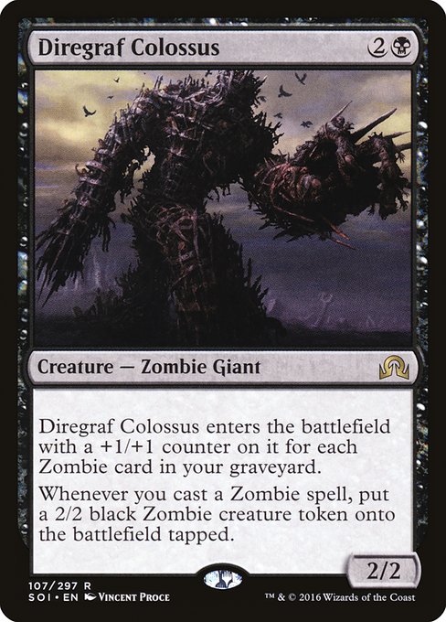 Diregraf Colossus from Shadows over Innistrad