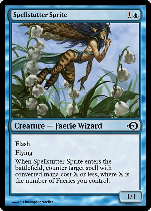 Spellstutter Sprite from Magic Online Promos