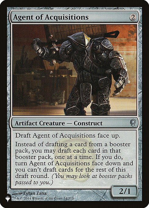 Agent of Acquisitions highlighted card art