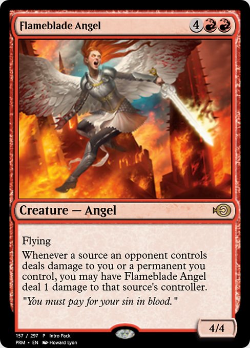 Flameblade Angel from Magic Online Promos