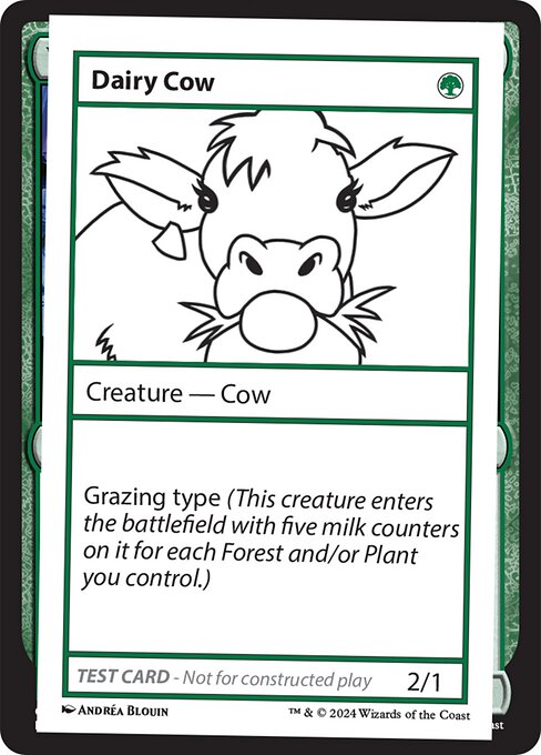 Dairy Cow highlighted card art