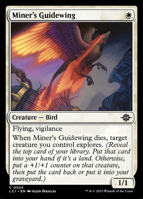 Miner's Guidewing highlighted card art