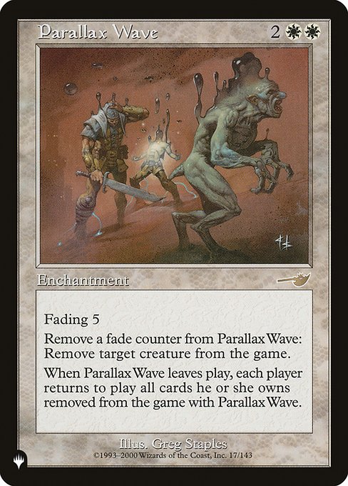 Parallax Wave highlighted card art