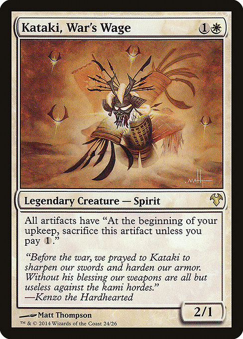 Kataki, War's Wage from Modern Event Deck 2014