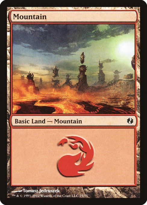 Mountain from Duel Decks: Venser vs. Koth