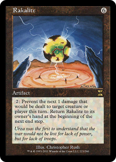 Rakalite highlighted card art
