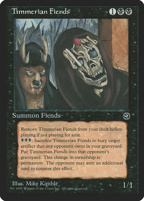 Timmerian Fiends highlighted card art