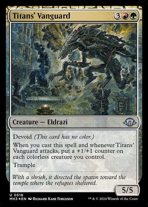 Titans' Vanguard highlighted card art