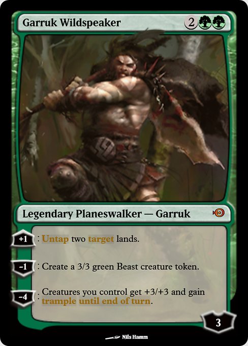Garruk Wildspeaker from Magic Online Promos